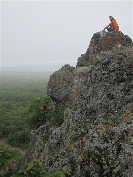 На пике горы